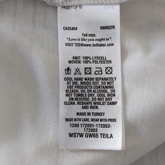Ted Baker T-shirt AU10 - Picture 6 of 6